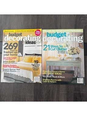Budget Decorating Magazines (2) - 2004 & 2007 - Woman’s Day Special